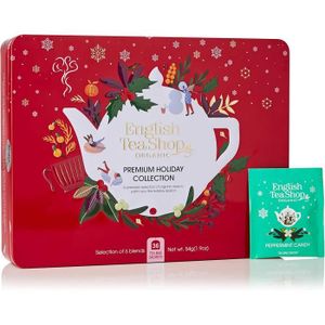THÉ Coffret thés et infusions bio English Tea Shop - Collection Holiday Rouge 36 sachets - Idée cadeau