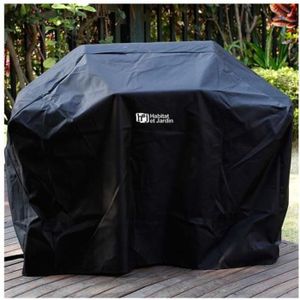 Housse de protection étanche pour barbecue gaz Grill Chef - PVC noir - 125  x 103 x 54 cm - Cdiscount Jardin