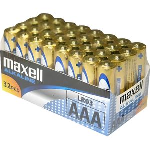 PILES MAXELL - Piles LR03 AAA Pack de 32 - 790260