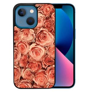 Coque Silicone Rose Pour IPhone 13 + Verre Trempé - Little Boutik - NEUVE - Protection Complète
