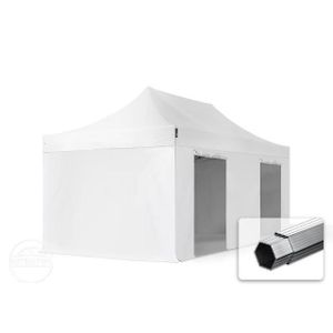 TONNELLE - BARNUM Tente pliante - TOOLPORT - 3x6 m - Alu, PVC env. 6