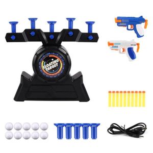 Ans Gar/çons Cadeau SLDALES 2PCS Jouet Pistolet Enfant Jouet Jeu De Tir,avec 24 Boule en Mousse,4 Fl/èches en Mousse et Cible de Tir,5 6 7 8 9 10