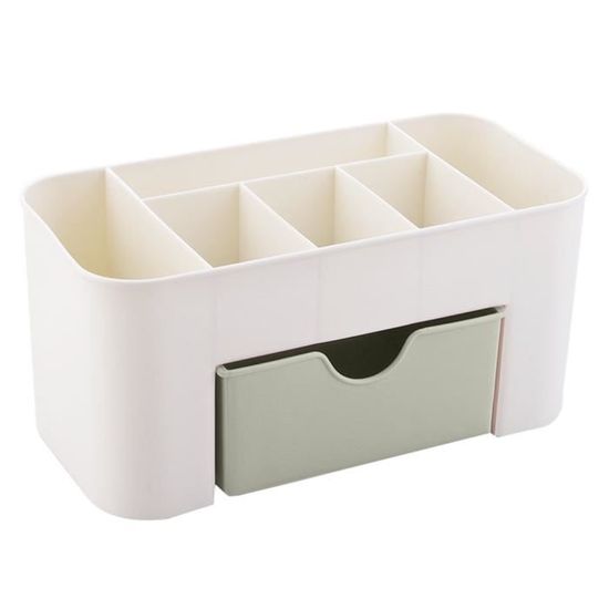 Lot De 8 Boîtes De Rangement Empilables Pour Papeterie - 20,5x7,9x3,5 Cm - Plastique Léger Avec Couvercle - Organiseur Stylos, Fournitures