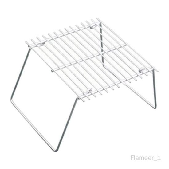 Lot De 2 Grilles De Barbecue En Acier Inoxydable 67 X 40 Cm - Pour BBQ, Fumoir Et Four