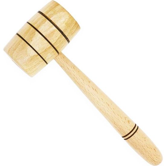 Marteau à Attendrir La Viande En Bois - Ancien Vintage - Décoration Cuisine