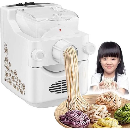 Machine à Pâtes Fraîches électrique Portable - 6 Moules Inclus, 40W, Pour Spaghetti, Fettuccine