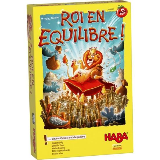 Jeu de plateau - HABA - Roi Léo - Durée du jeu 30 min - Couleur Multicolore - Age à partir de 4 ans