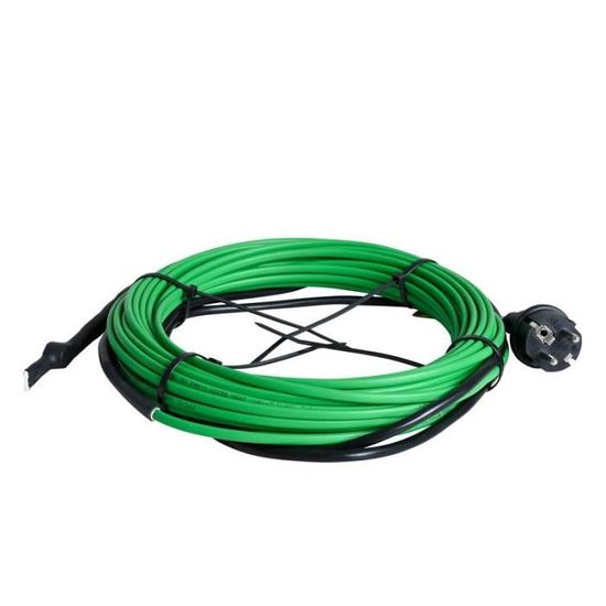 Câble chauffant antigel puissance 10W/M pour tuyaux gouttière 10 m