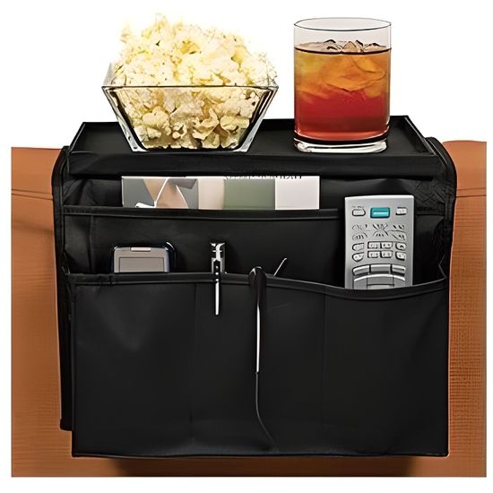 QuestionSofa Accoudoir Sac De Rangement Pour Télécommandes Speet Plus,parfait Pour Les Canapés