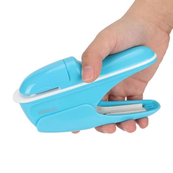 Agrafeuse De Poche Sans Agrafe - Outil Reliure 8 Feuilles École Bureau Étudiant Compact