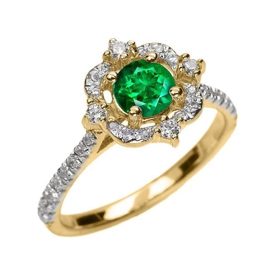 bague or diamant vert bague or diamant vert