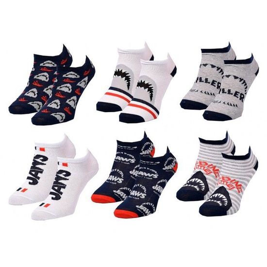 Chaussettes Montantes Filles Motifs Animaux - 6 Paires, Coton élastique, 40-42cm, Pour 3-12 Ans