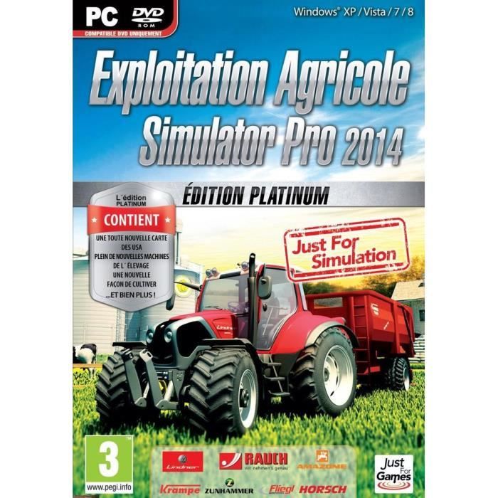 Exploitation Agricole Pro Simulator 2014 Platinum Edition Pc - vue 3