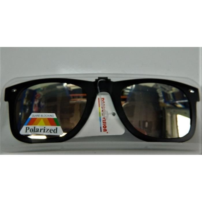 Clip solaire Universel Polaris or pour montures vue plastique ou métal