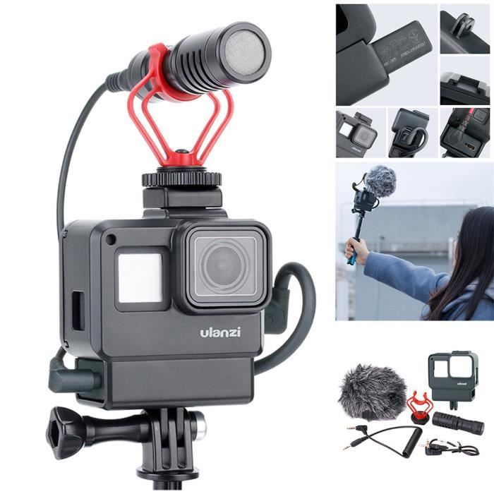 Appareils ménagers intelligents Coque de protection Ulanzi Vlog pour GoPro 7 6 5 Cadre de protection Vlogging 6 en1 BOX DOMOTIQUE