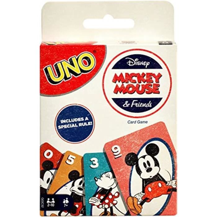 Piece Detachee Table Multi-Jeux AQUX0 UNO Disney Mickey Mouse & Friends