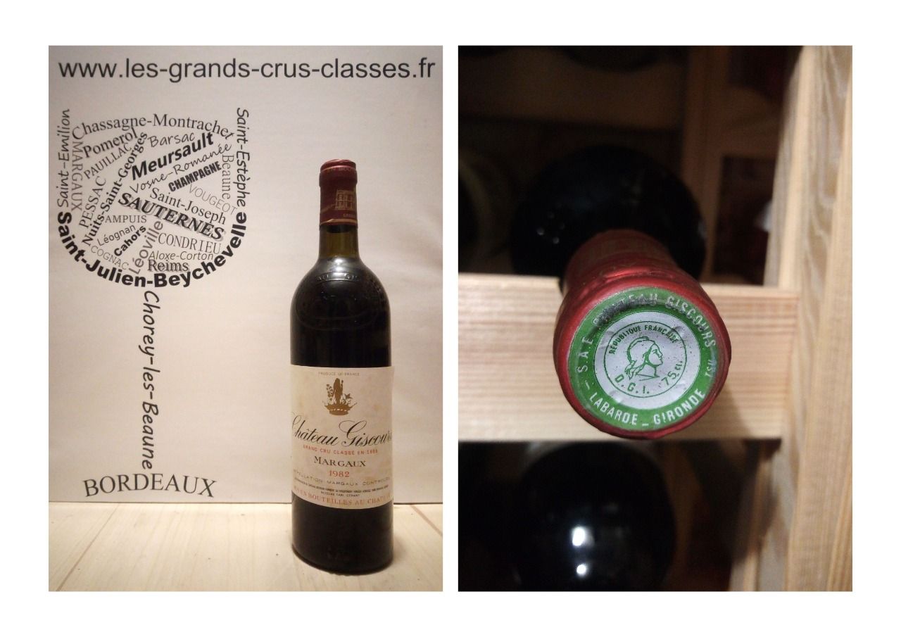 Château Giscours 1982 - Margaux - 3ème Grand Cru Classé - 1 x 75 cl - Rouge