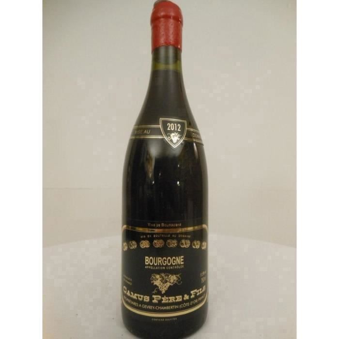 bourgogne camus père et fils rouge 2012 - bourgogne france