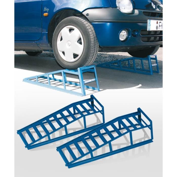 Rampes de voiture, capacité de 2 tonnes par paire, jusqu'à 195 mm