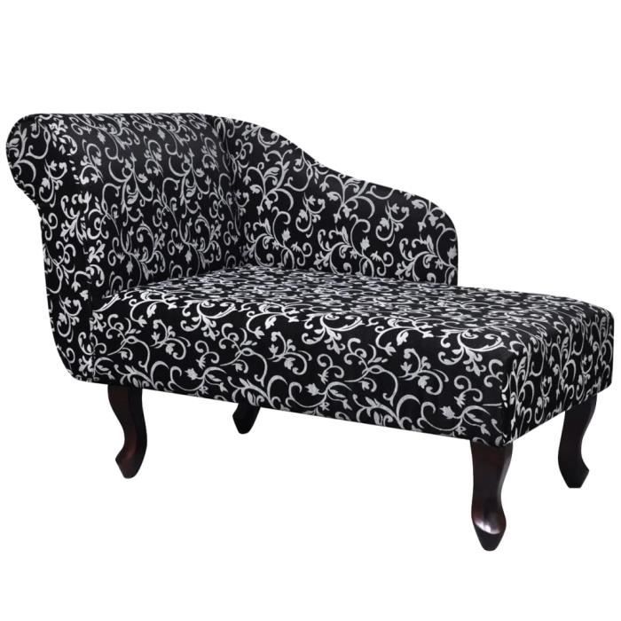 Ergonomique Chaise longue Méridienne Haute qualité & Confort - Chaise de Relaxation Fauteuil de massage Relax Massant Noir ®BDREIC®