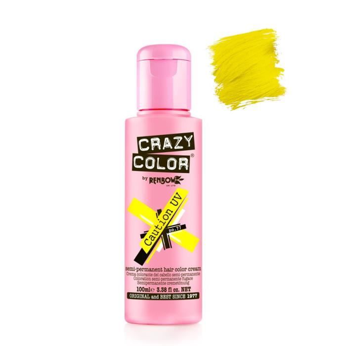 Crazy Color by Renbow - Coloration semi-permanente Caution UV - 100ml