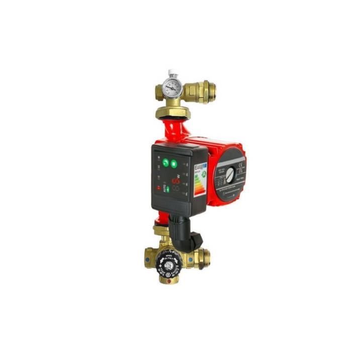Groupe de pompe thermostatique à mélange 25 60 / 130 pour chauffage par le sol