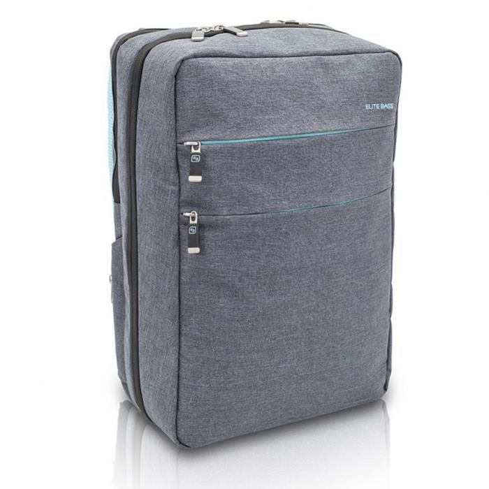 Sac à dos d’assistance à domicile - Urban CITY’S - Élite Bags - Bicolor : gris-bleu