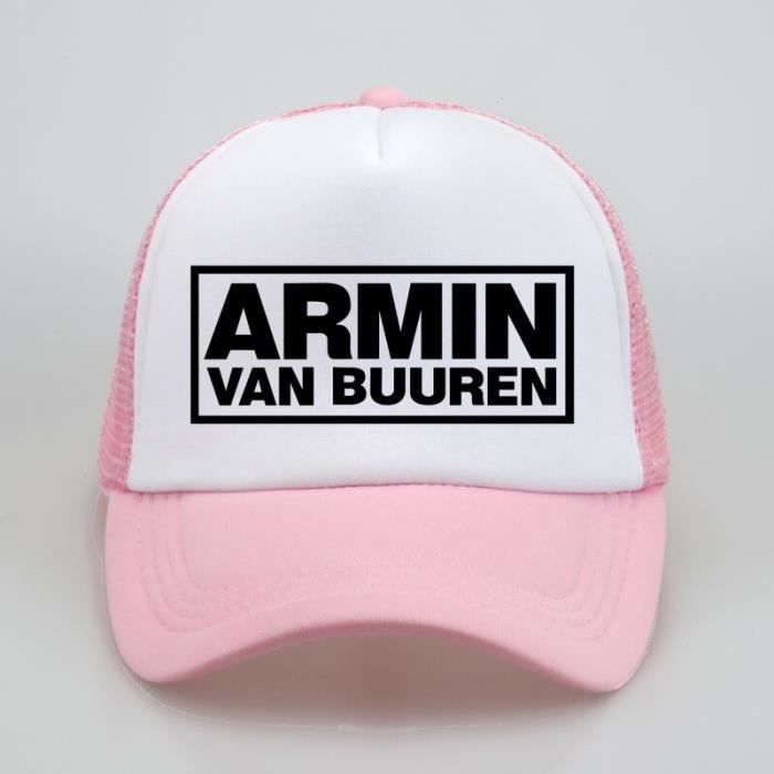 Mode Armin Van Buuren casquette DJ Fans camionneur maille Cool casquettes de Baseball ensemble dans Rose