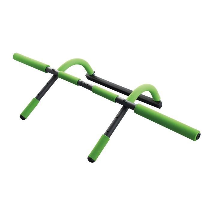 Donic-Schildkröt 2287946 Barre de traction multifonctionnelle Vert Citron-Noir