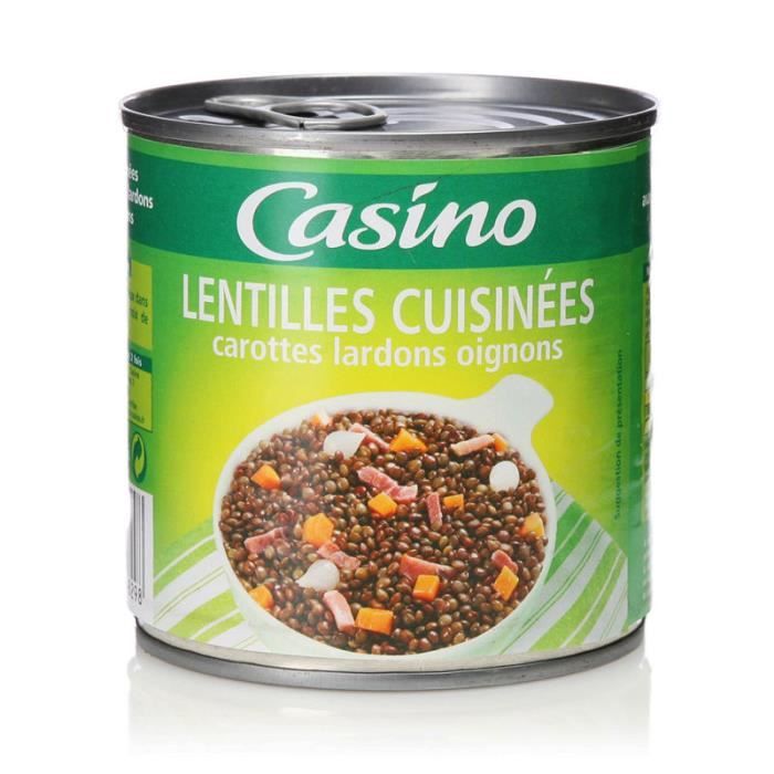 Lentille aux lardon - 400g