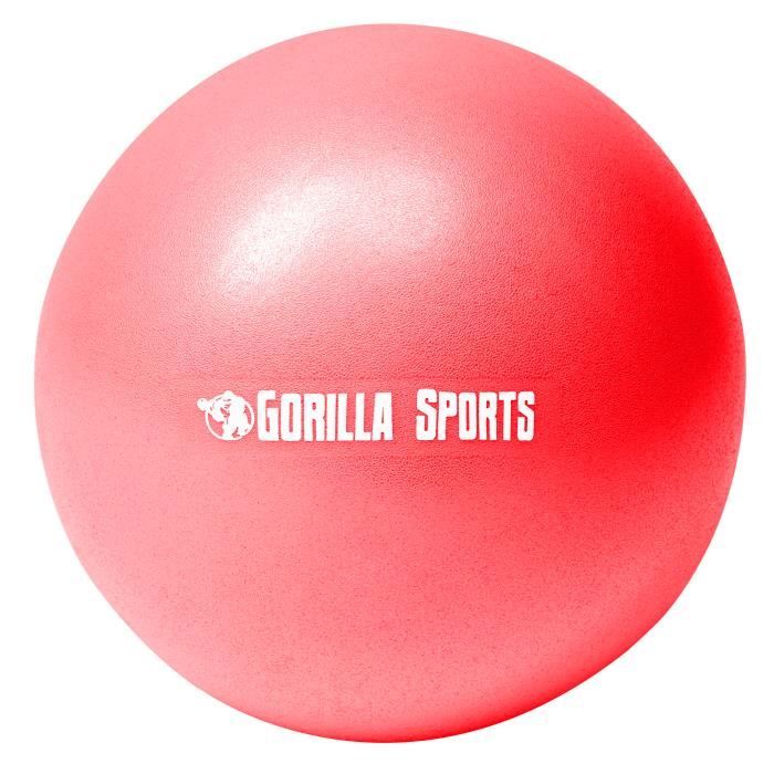 Mini-ballon d'exercice rouge, ballon léger de Pilates Soft Ball - Diamètre : 18 cm