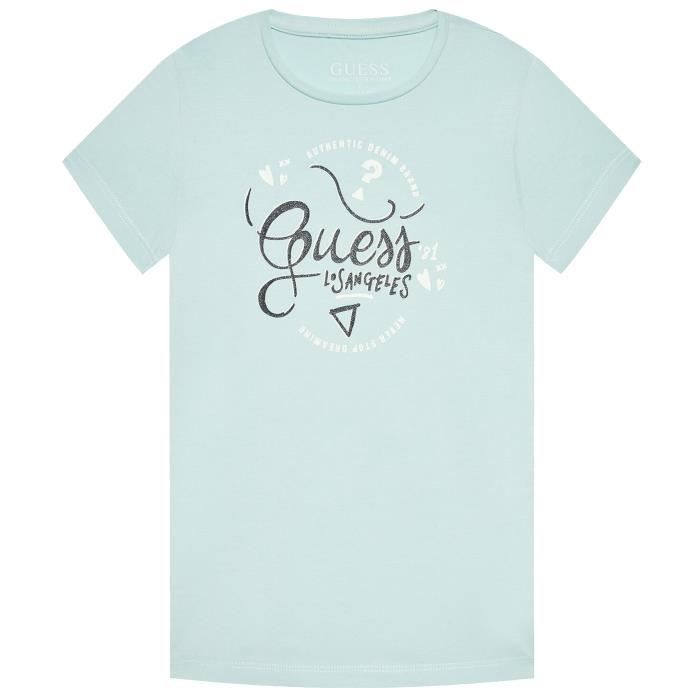Tee shirt fille Guess kids J2gi00 G7gp Vert