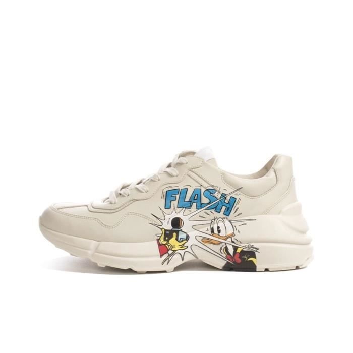 Basket Guccis Rhyton Homme Femme Chaussure Sneakers Pas Cher