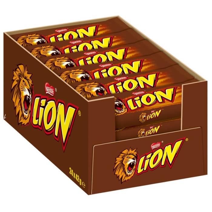 Bars Nestlé Lion, chocolat, 24 Bars