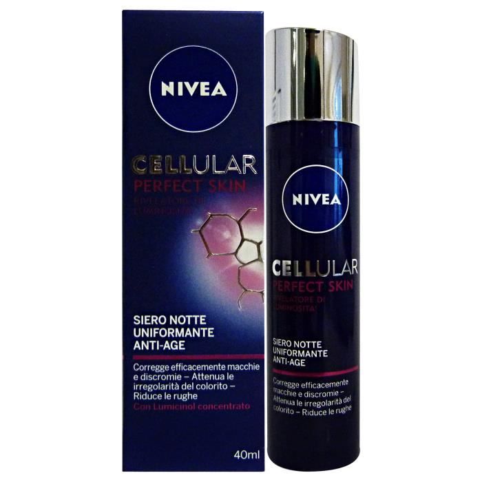 NIVEA Perf.Skin Cellular Anti-Age Sérum Nuit 40 Ml. - Crèmes et masques de visage