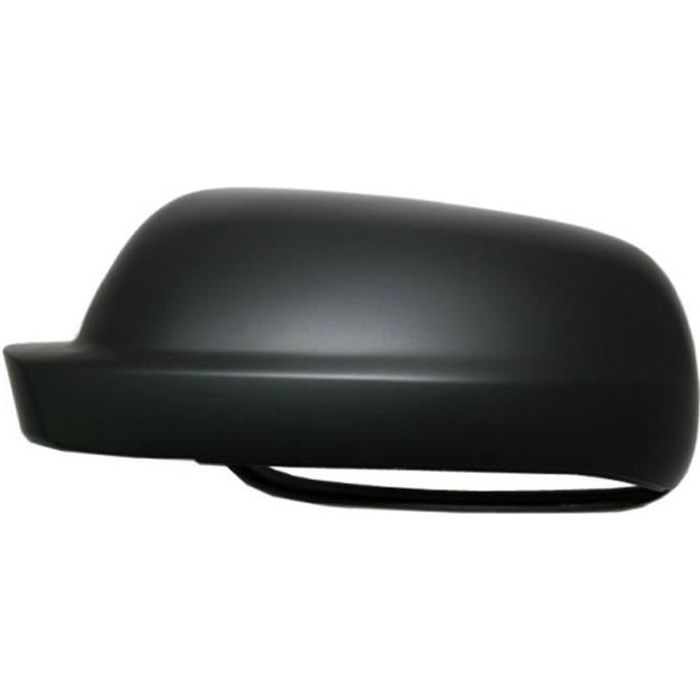 Coque rétroviseur extérieur gauche VOLKSWAGEN GOLF IV, 1998-2003, (grand modèle), noire, Neuve.