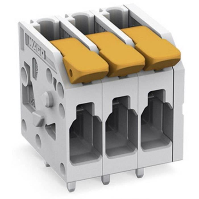 Borne pour circuits imprimés WAGO 2604-1102 4 mm² Nombre de pôles 2 1 pc(s) - CONNECTEUR SECTEUR
