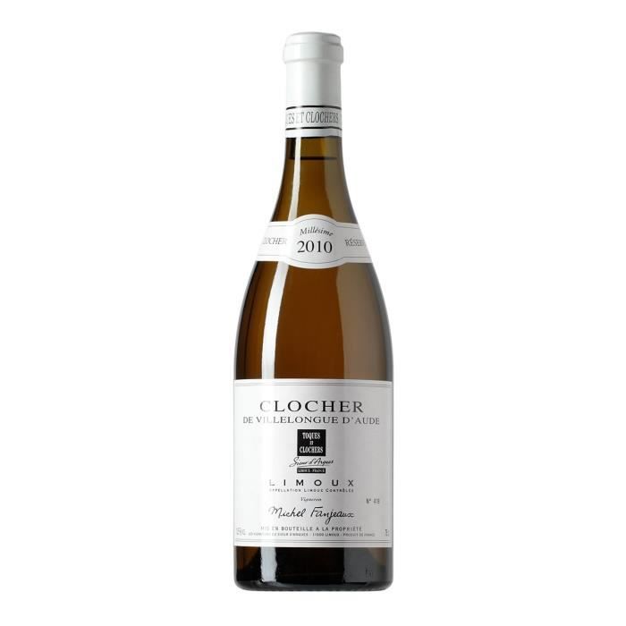 Clocher de Villelongue d'Aude 2010 Limoux - Vin blanc du Languedoc-Roussillon