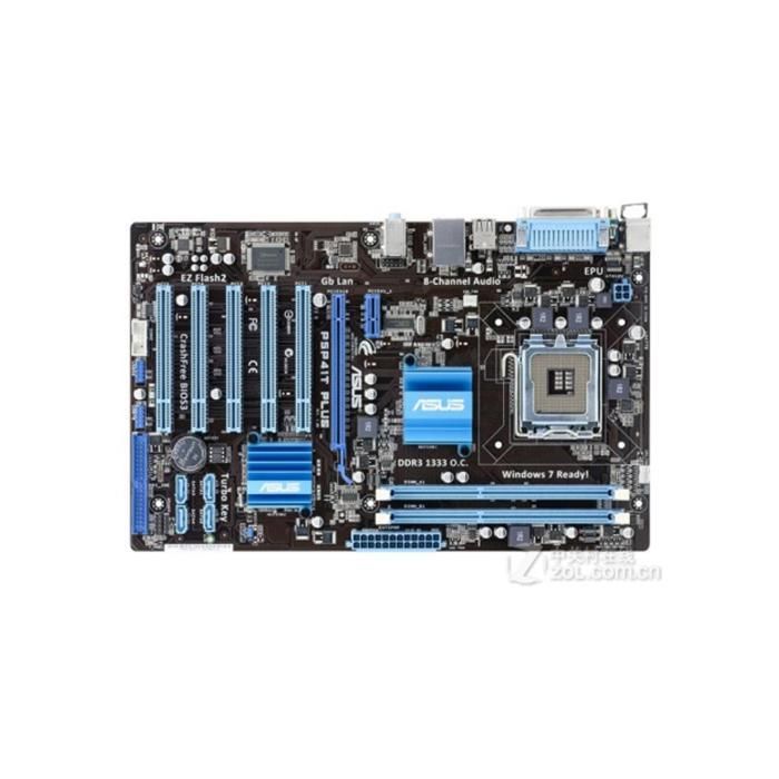 Carte mère ASUS P5P41T PLUS Intel G41 LGA 775 2xDDR3 8GB ATX - Asus