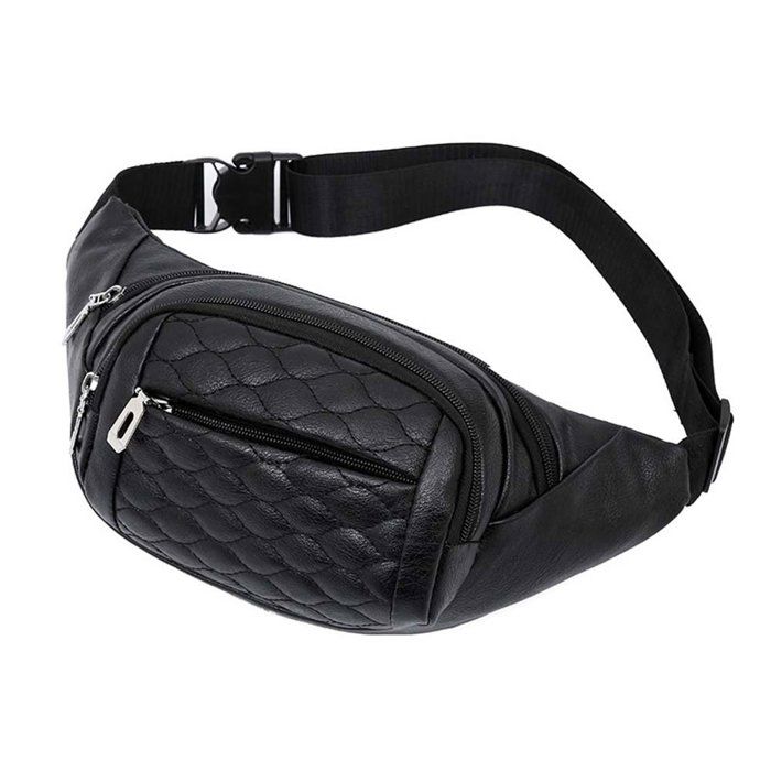 Mode Vintage Sac Banane En Ceinture Réglable Poche Ventrale