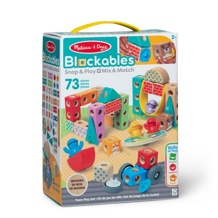 Melissa & Doug La Ville 73 Pièces Blockables Melissa & Doug - vue 2