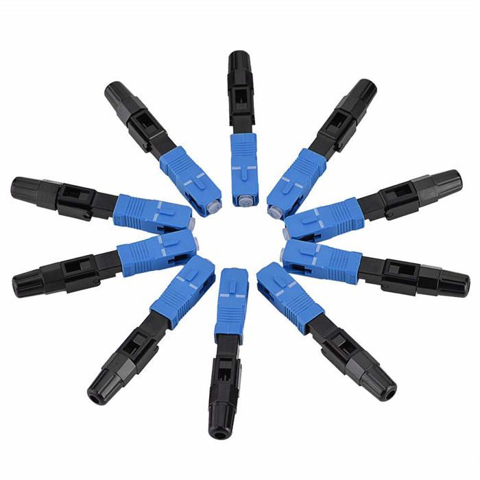 Adaptateur pour fibre optique, LC vers LC Multimode Simplex, Pourpre