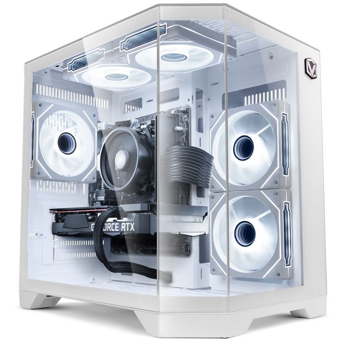 Vibox V-550 PC Gamer • AMD Ryzen 5 5500 • AMD Radeon RX 9060 XT 8 Go • 16 Go RAM • 1 To SSD • Windows 11 • WiFi 6 + Bluetooth 5.4