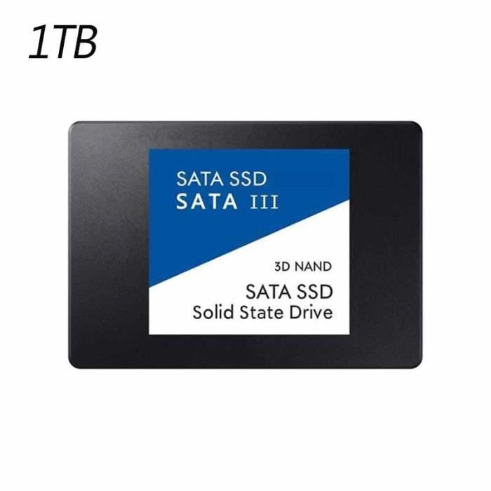 Disque dur SSD Sata 3.0 2,5 pouces ssd interne pour ordinateur portable de  bureau