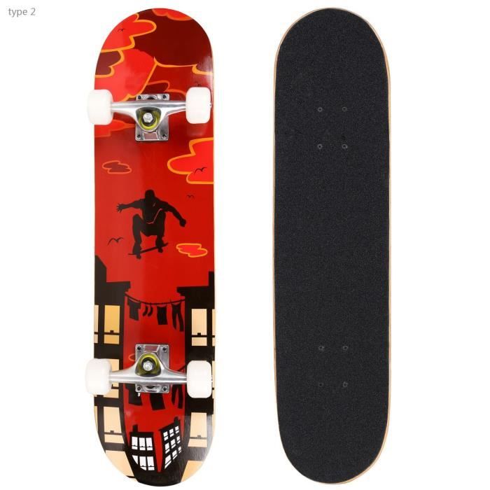 Jeunes et Adultes avec des roulements /à Billes ABEC-11 CLYCTIP Planche /à roulettes Skateboard pour Les Enfants Roue de Flash,92A Anti-d/érapant Lisse,muet funboard de Roue pour Les d/ébutants