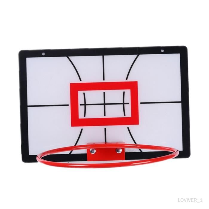 Panier de basket mural à fixer en acier pour garage ou extérieur 113 cm Rouge/Noir – ComfortXL Outdoor Living - Gamm vert