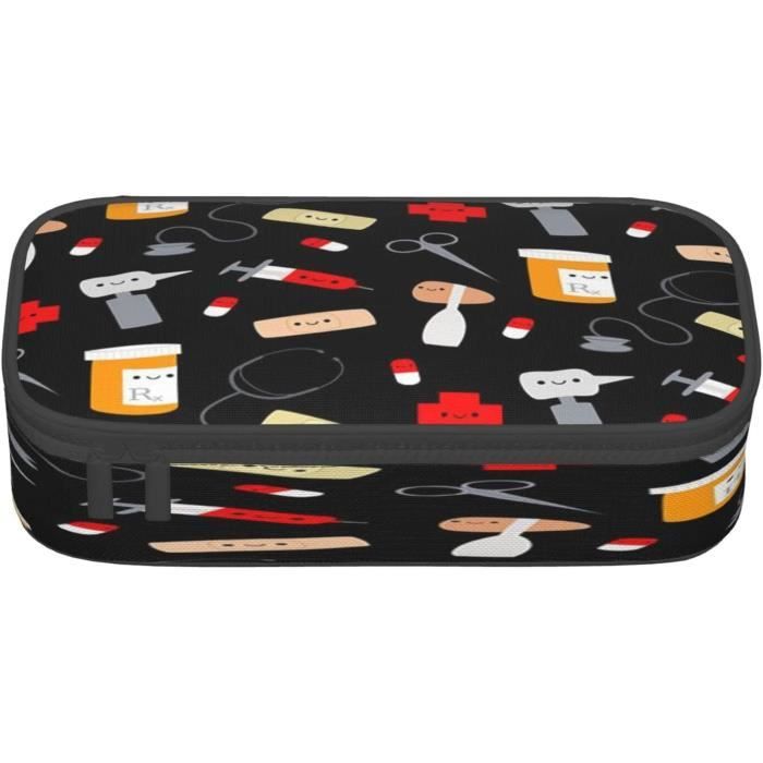 Trousse À Crayons De Dessin Animé, Trousse À Crayons Avec Fermeture