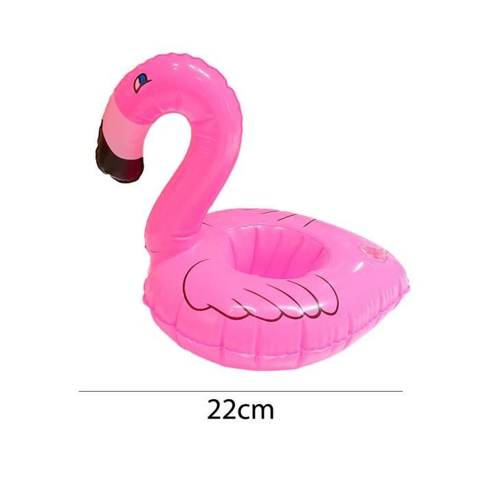 Porte-gobelet gonflable en PVC, flotteur, plateau à boisson, bière, flamant rose, dessous de verre, Table à boisson pour piscine, fête d'été  18