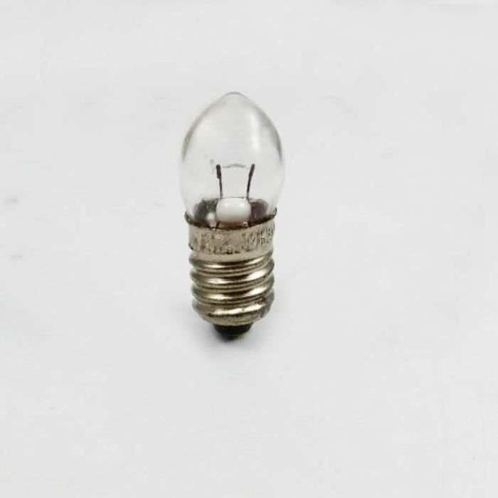 Sourcing Map Ampoules E10 Miniatures DC 3V Lumière Jaune Chaude - Lot De 10 Avec Boîte De Rangement