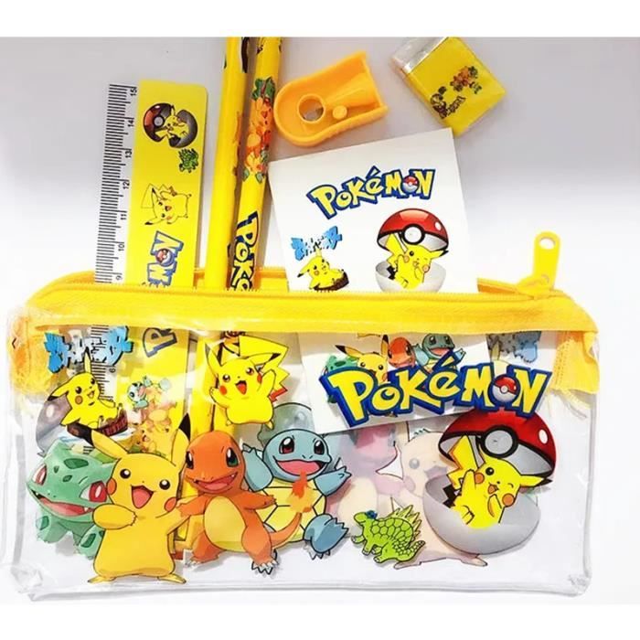 Pokemon Crayon Case Pikachu Enfants Sac Crayon Anime Imprimé Stylo Étui  Papeterie Fournitures scolaires Garçon Fille Étudiant Crayon